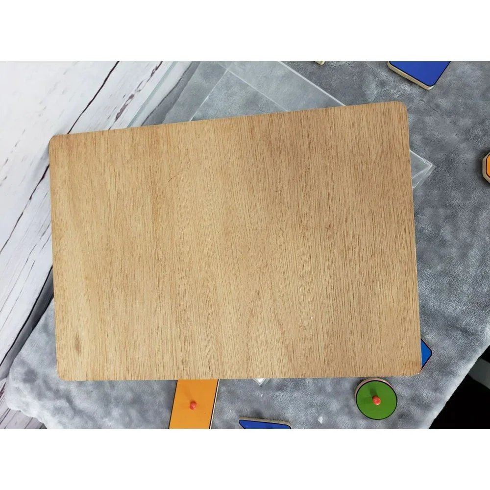 Safari 1998 Vintage‎ Shapes Train Knob Wooden Puzzle
